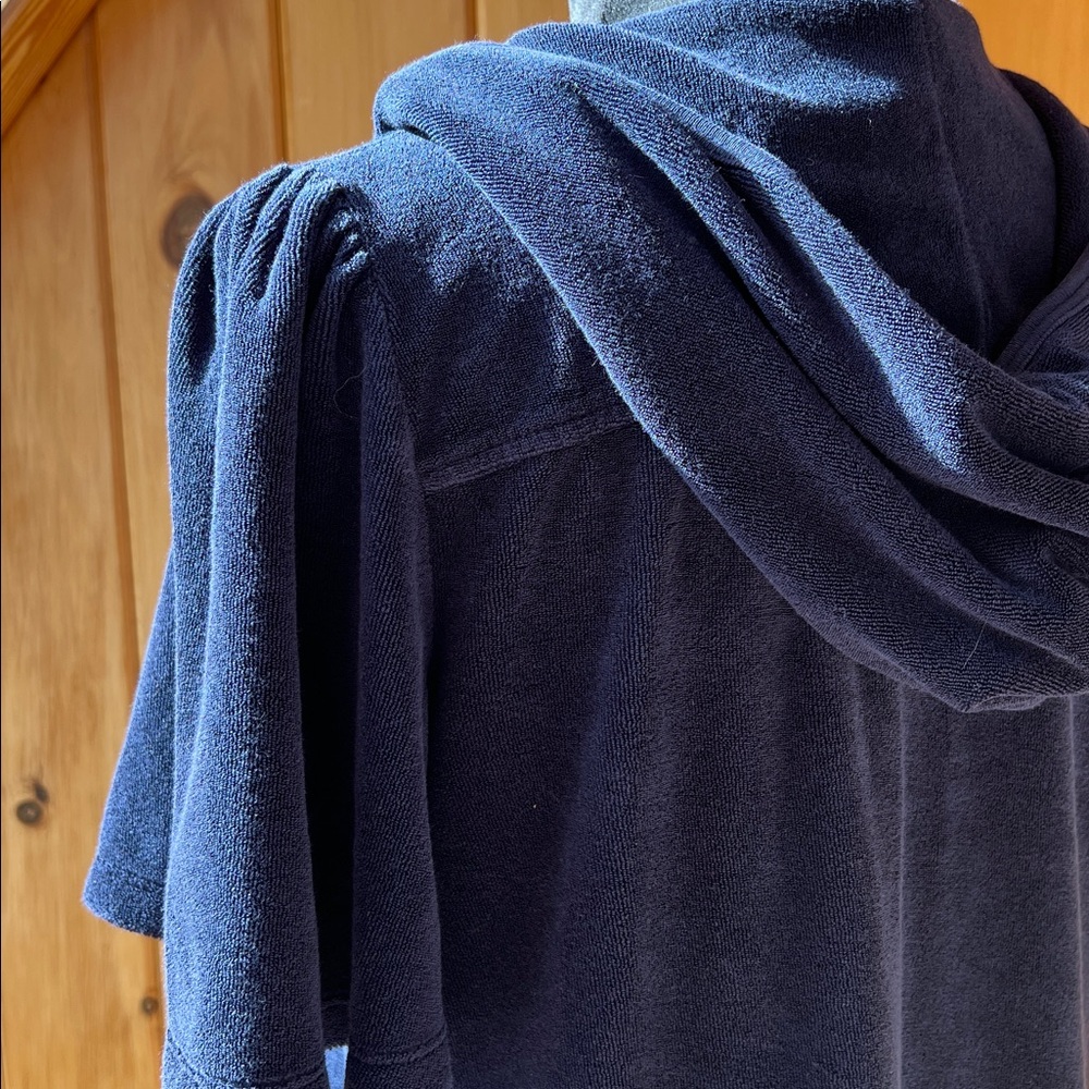 Juicy couture dress terry cloth Navy Blue Hooded Women's sport‎ mini Dress Med - Picture 3 of 10